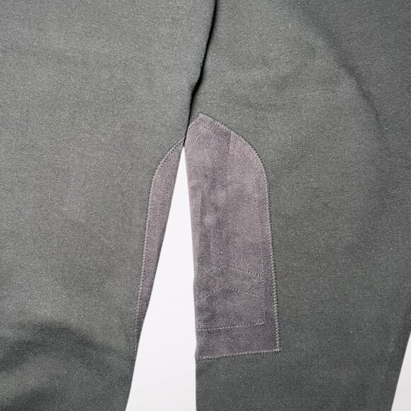 State Line Tack Black Riding Breeches Stretch Equestrian Pants 16 Long - Picture 9 of 9